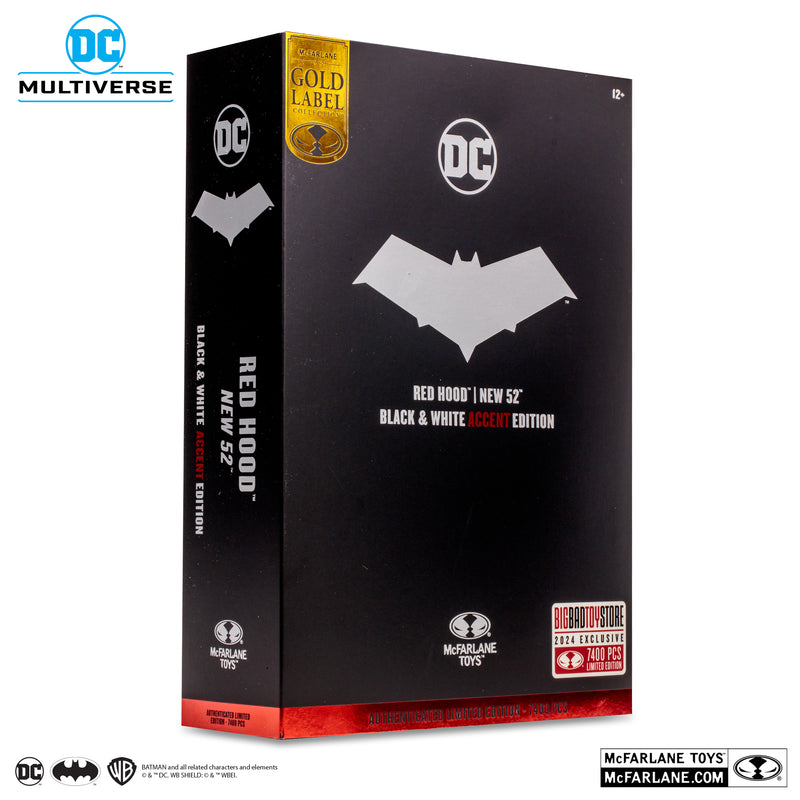 RED HOOD (NEW 52) BLACK & WHITE ACCENT EDITION GOLD LABEL (preorder) - Collectables > Action Figures > toys -  McFarlane Toys