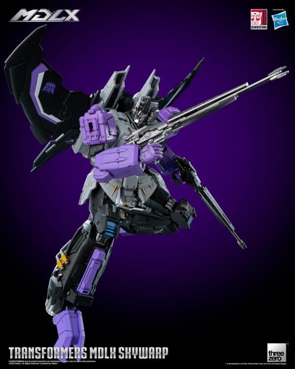 Transformers MDLX Skywarp Action Figure 19,8 Cm – Threezero – Edizione Collezionabile Con 50 Punti Di Articolazione