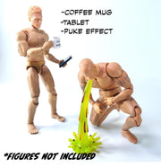 Game On! Super Action Stuff - Set B - Cats with Knives 2 Action Figure Accessory Set - Collectables > Action Figures > toys -  HAPPYCAT INDUSTRIES