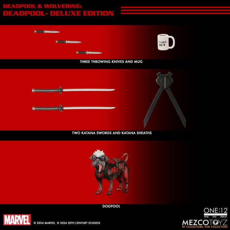 Deadpool & Wolverine One:12 Collective Deadpool (Deluxe Edition) (preorder Q3 2025) - Collectables > Action Figures > toys -  MEZCO TOYS