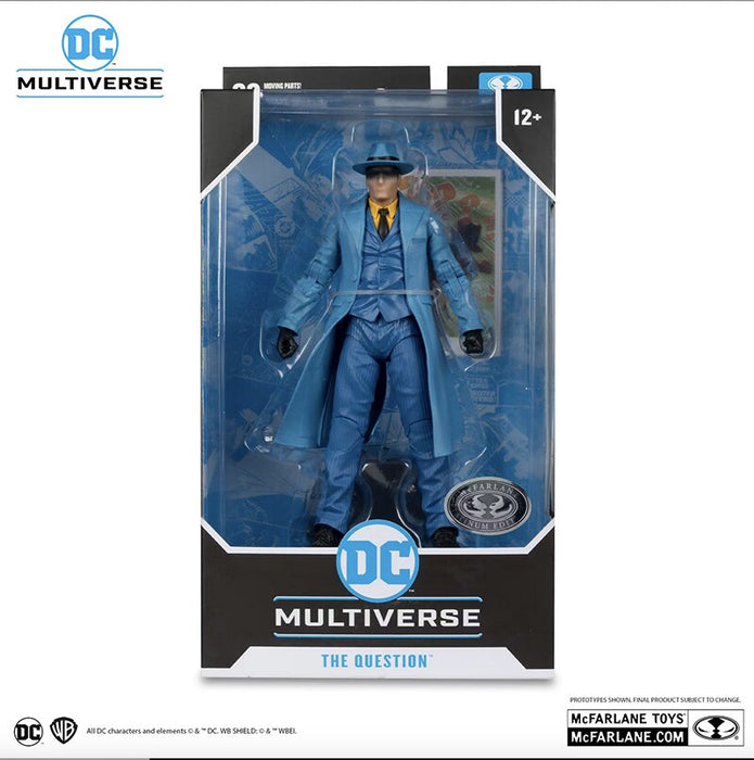 DC Multiverse - The Question - Chase / Platinum — Toy Snowman