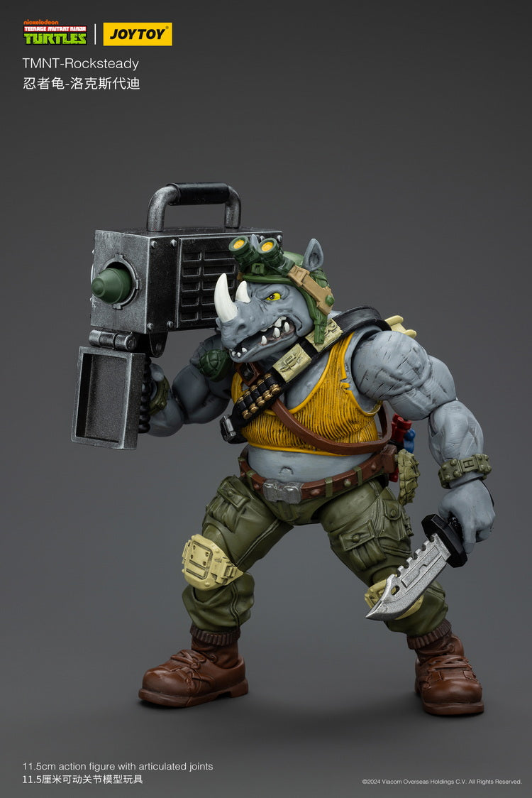 TMNT - 1/18 Scale Teenage Mutant Ninja Turtles - Rocksteady - Collectables > Action Figures > toys -  Joy Toy