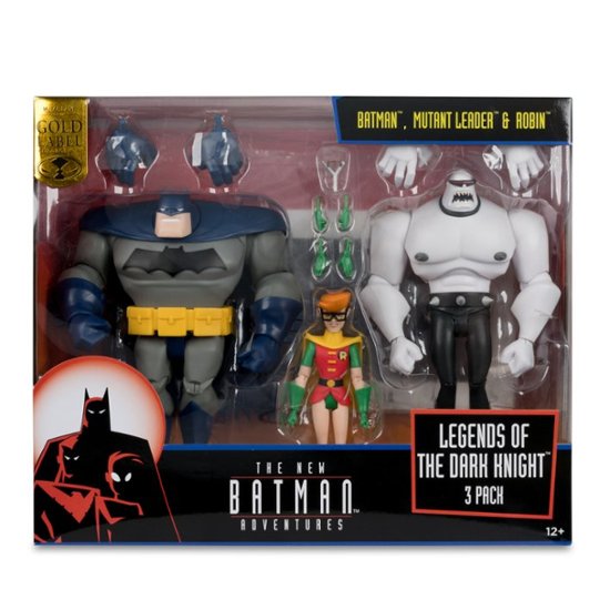 DC DIRECT - NEW BATMAN ADVENTURES 3PK - BATMAN, MUTANT LEADER AND ROBIN - LEGENDS OF THE DARK KNIGHT - Collectables > Action Figures > toys -  Mcfarlane Toys
