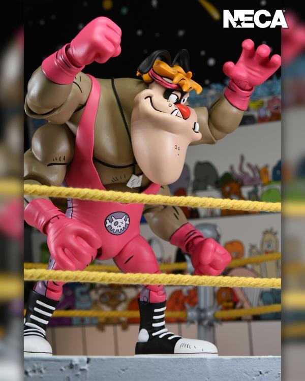 Teenage Mutant Ninja Turtles Adventures Stump Wrestling Cryin' Houn' (Archie Comics) - Action figure -  Neca