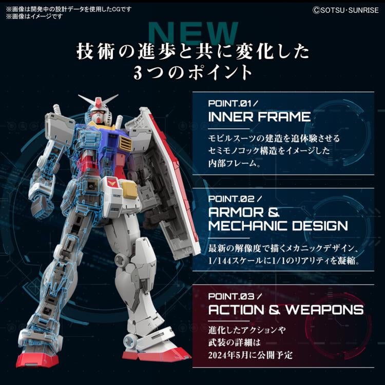 RG #40 RX-78-2 Gundam Ver. 2.0 1/144 model kit - Model Kit > Collectable > Gunpla > Hobby -  Bandai