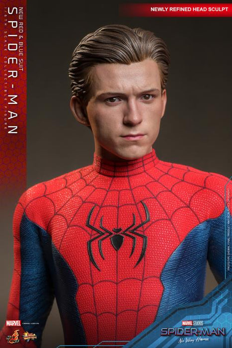 Spider-Man: No Way Home MMS679 Spider-Man (New Red and Blue Suit) 1/6th Scale Collectible Figure