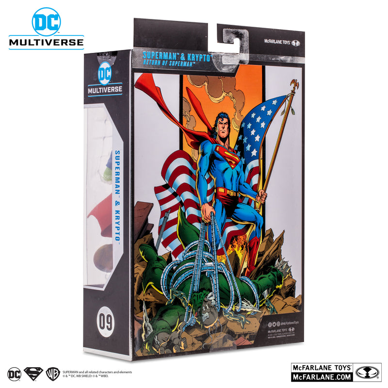 Collector Edition #9 - Superman & Krypto - Return of Superman - Chase / platinum - Collectables > Action Figures > toys -  McFarlane Toys