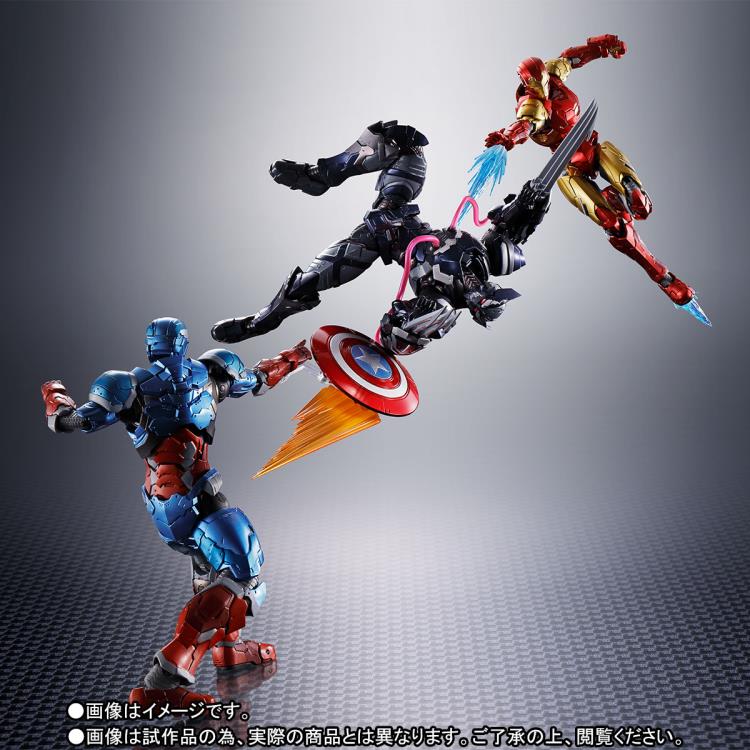 Tech-On Avengers S.H.Figuarts Tech-On Venomized Wolverine Action Figure - Collectables > Action Figures > toys -  Bandai