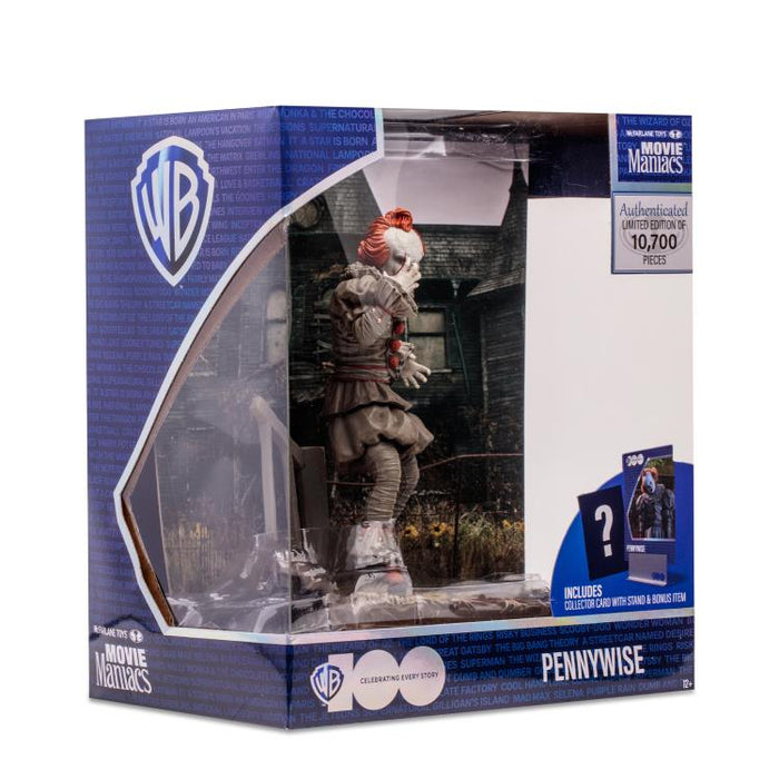 IT Chapter Two Movie Maniacs WB 100 Pennywise 6" Limited Edition Figure - statue -  McFarlane Toys