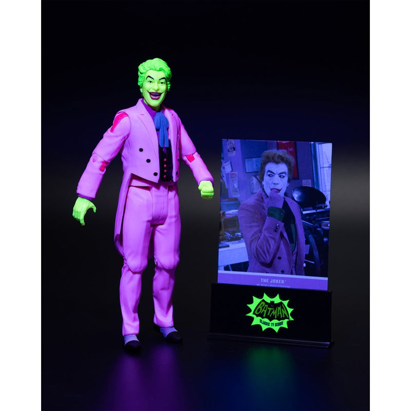 DC Multiverse The Joker (Gold Label - Black Light - Batman: Classic TV Series) - exclusive - Collectables > Action Figures > toys -  McFarlane Toys