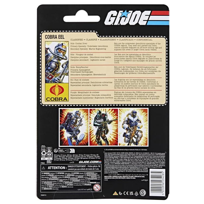 G.I. Joe Classified Series Retro Cardback Cobra Eel  (preorder July/August ) - Collectables > Action Figures > toys -  Hasbro