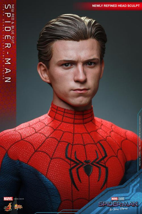 Spider-Man: No Way Home MMS679 Spider-Man (New Red and Blue Suit) 1/6th Scale Collectible Figure