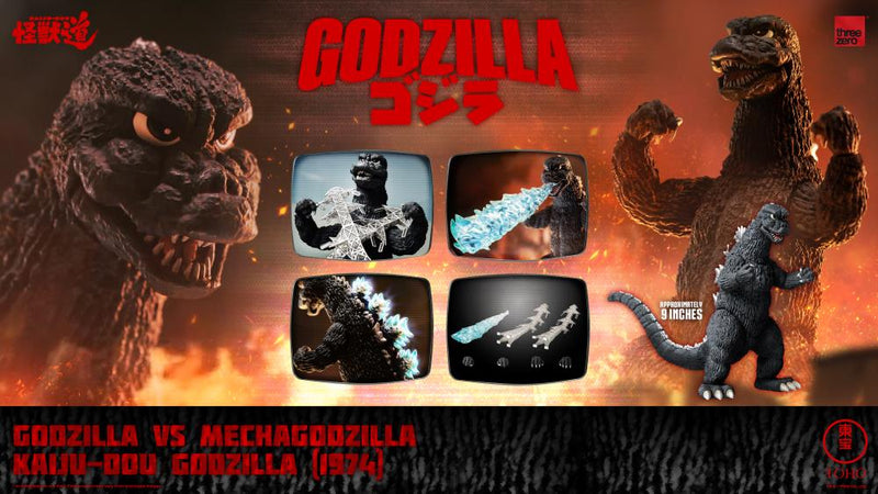 Godzilla vs. Mechagodzilla (1974) KAIJU-DOU Godzilla Action Figure (preorder Q2 2025) - Collectables > Action Figures > toy -  ThreeZero