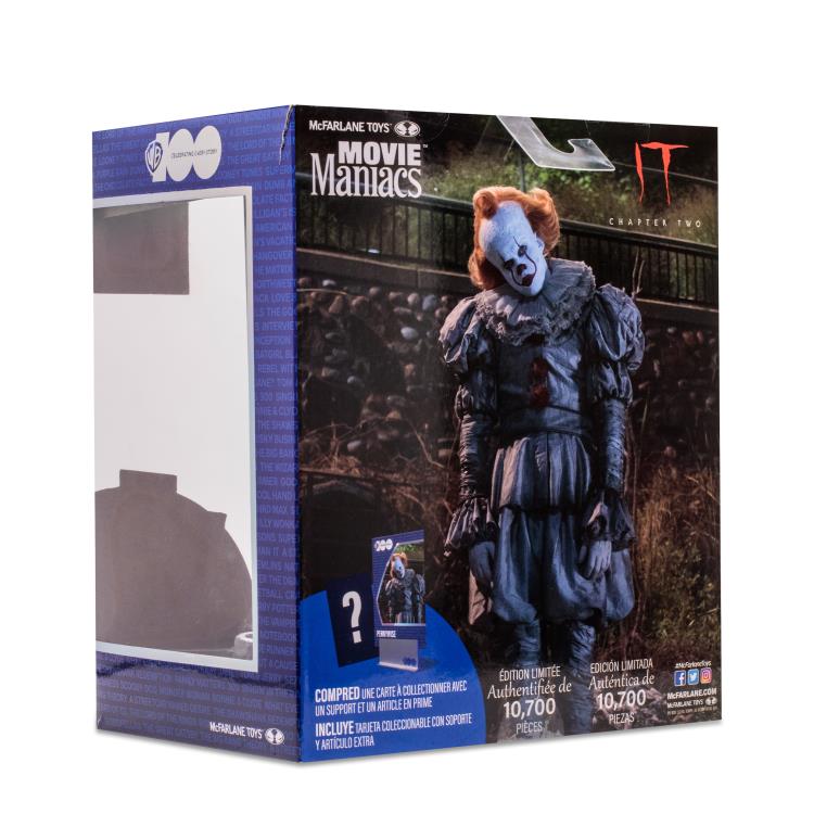 IT Chapter Two Movie Maniacs WB 100 Pennywise 6" Limited Edition Figure - statue -  McFarlane Toys