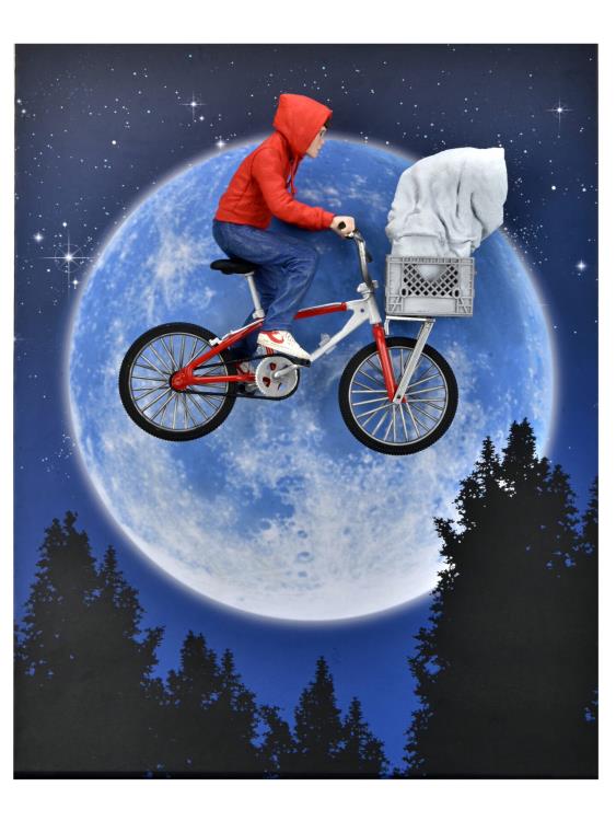 E.T. 40th Anniversary Elliot & E.T. on Bicycle 7" Scale Figure - Collectables > Action Figures > toys -  Neca