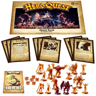 HeroQuest Prophecy of Telor Quest Pack (preorder Q1) - Board Game -  Hasbro