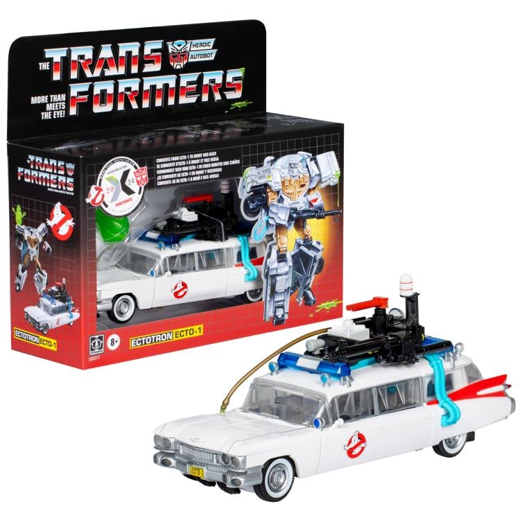 ransformers Collaborative Ghostbusters x Transformers Ectotron Ecto-1 (preorder Q4) - Collectables > Action Figures > toys -  Hasbro