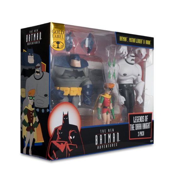 DC DIRECT - NEW BATMAN ADVENTURES 3PK - BATMAN, MUTANT LEADER AND ROBIN - LEGENDS OF THE DARK KNIGHT - (preorder DEC)