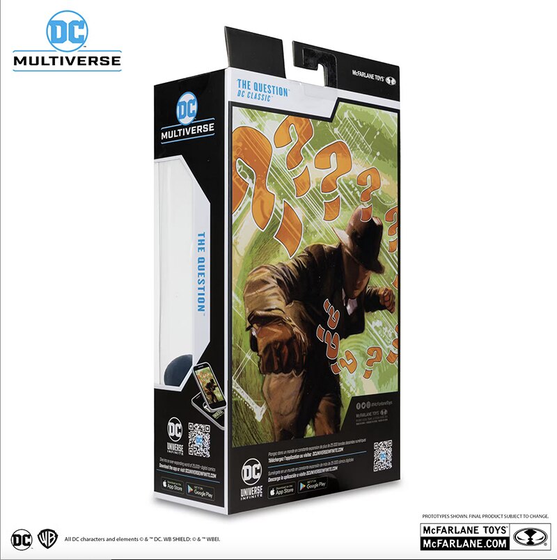 DC Multiverse - The Question - Chase / Platinum - Collectables > Action Figures > toys -  McFarlane Toys