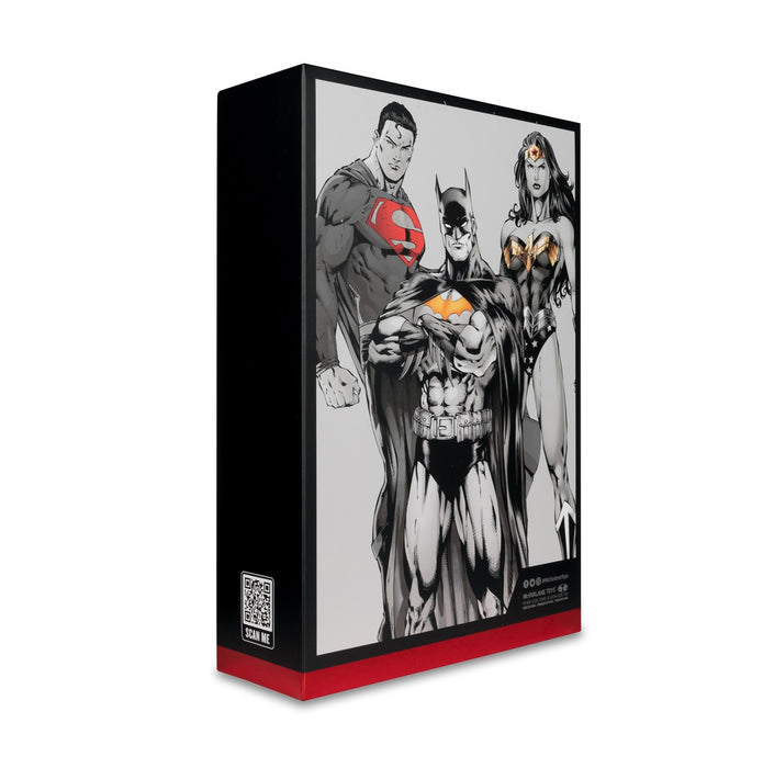 DC Super Powers Batman, Superman & Wonder Woman Black & White Accent Edition Gold - 3 Pack - SDCC