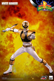 Three Zero Mighty Morphin Power Rangers - FigZero 1/6 White Ranger (preorder) - Collectables > Action Figures > toys -  ThreeZero