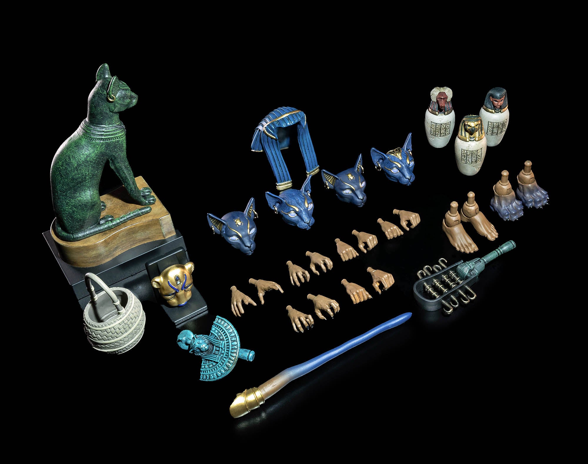 Figura Obscura - Anubis and Bastet - Gods of Ancient Egypt — Toy