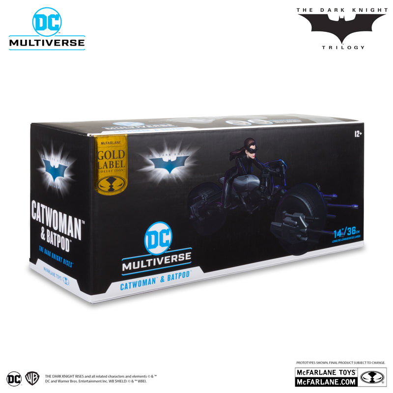 Catwoman and Batpod - The Dark Knight Rises - Exclusive Gold Label (preorder) -  -  McFarlane Toys