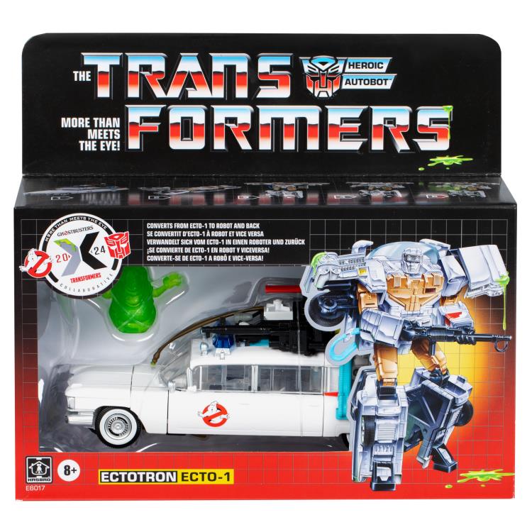 ransformers Collaborative Ghostbusters x Transformers Ectotron Ecto-1 (preorder Q4) - Collectables > Action Figures > toys -  Hasbro