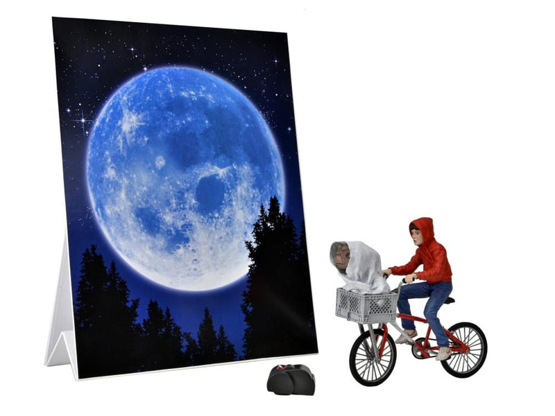 E.T. 40th Anniversary Elliot & E.T. on Bicycle 7" Scale Figure - Collectables > Action Figures > toys -  Neca
