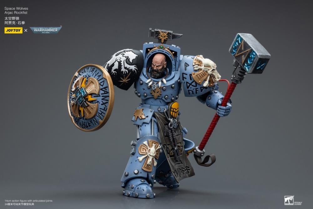 Warhammer 40K - Space Wolves - Arjac Rockfist — Toy Snowman