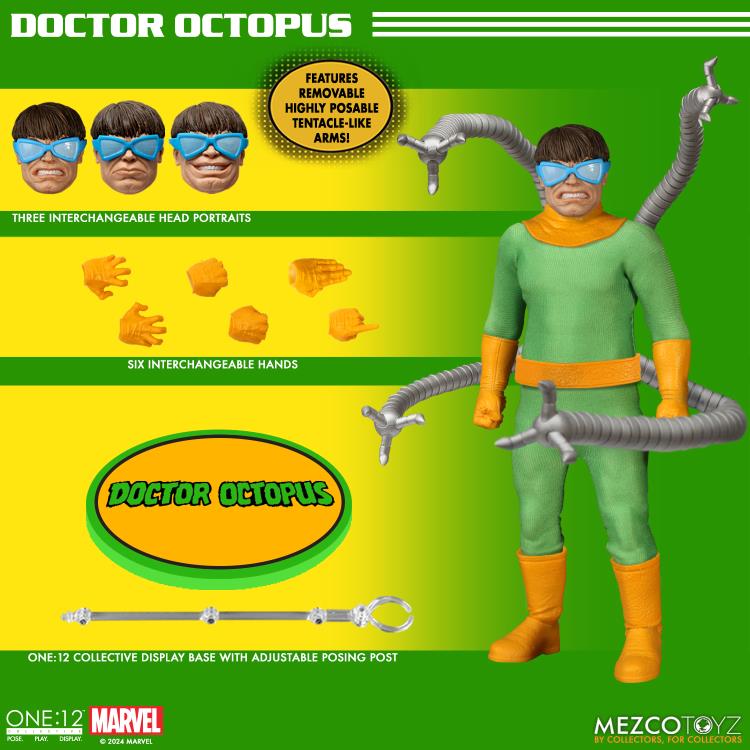 Marvel Comics One:12 Collective Doctor Octopus (preorder Q1 2025) - Action & Toy Figures -  MEZCO TOYS