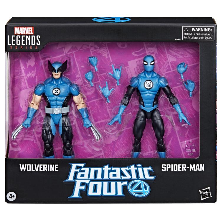 Marvel Legends - Fantastic Four Spider-Man & Wolverine Two-Pack (preorder August ) - Collectables > Action Figures > toys -  Hasbro