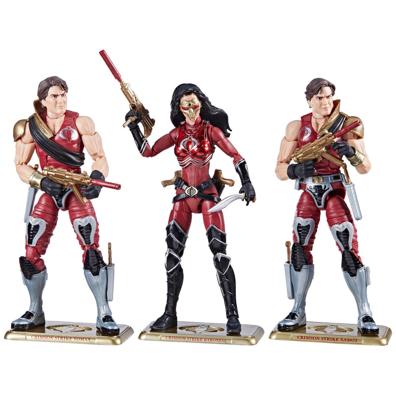 G.I. Joe Classified Series Crimson Strike Team: Baroness, Tomax, & Xamot, 82 - Collectables > Action Figures > toys -  Hasbro