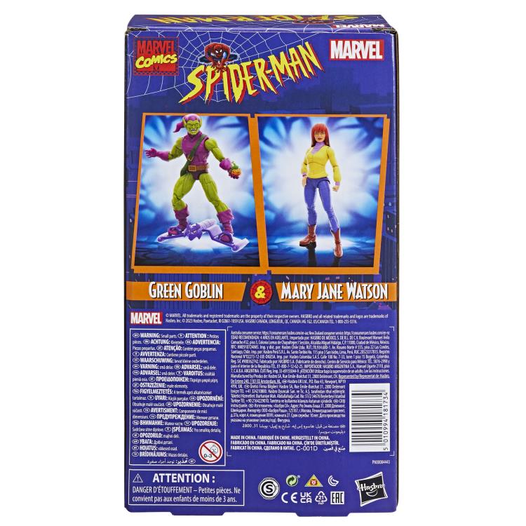 Spider-Man Marvel Legends Mary Jane & Green Goblin Exclusive Two-Pack - Collectables > Action Figures > toys -  Hasbro