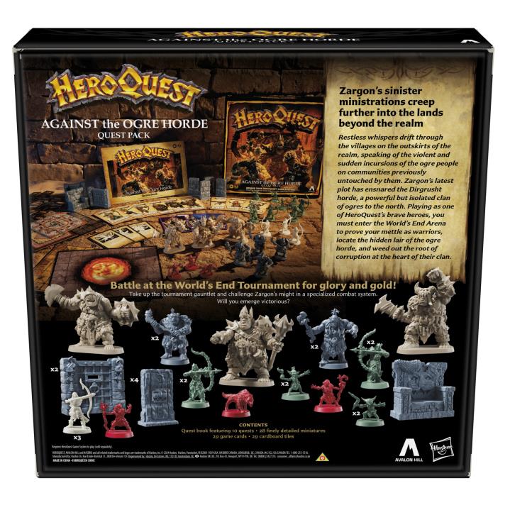 HEROQUEST OGRE HOARD QUEST PACK (preorder Q2) - Board Games -  Hasbro
