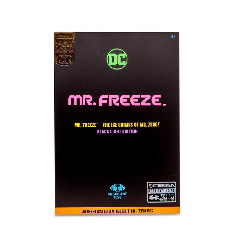 Mr. Freeze Black Light Gold Label - Exclusive -  -  McFarlane Toys