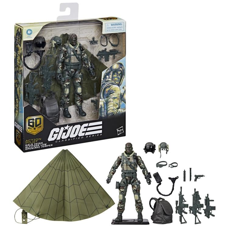 G.I. Joe Classified Series 60th Anniversary Action Pilot - HALO - High Altitude Low Opening - Jumper - Collectables > Action Figures > toys -  Hasbro
