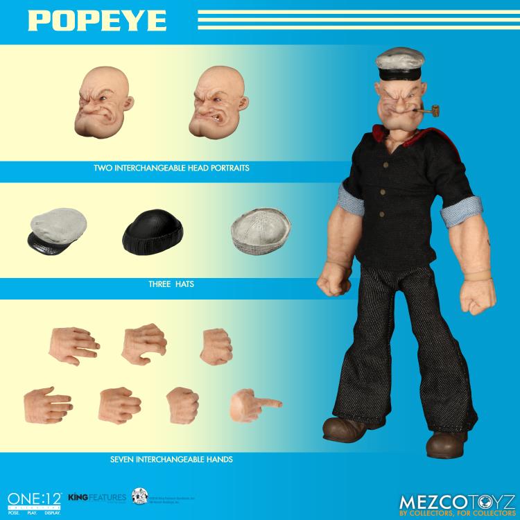Popeye One:12 Collective Popeye (preorder) - Collectables > Action Figures > toys -  MEZCO TOYS