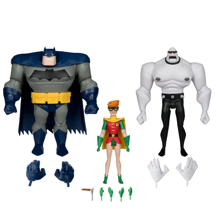 DC DIRECT - NEW BATMAN ADVENTURES 3PK - BATMAN, MUTANT LEADER AND ROBIN - LEGENDS OF THE DARK KNIGHT - (preorder DEC)