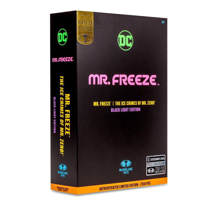 Mr. Freeze Black Light Gold Label - Exclusive -  -  McFarlane Toys