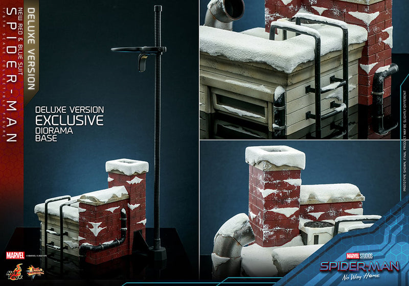 Spider-Man: No Way Home MMS680 Spider-Man (New Red and Blue Suit) Deluxe 1/6th Scale Collectible Figure - Collectables > Action Figures > toy -  Hot Toys