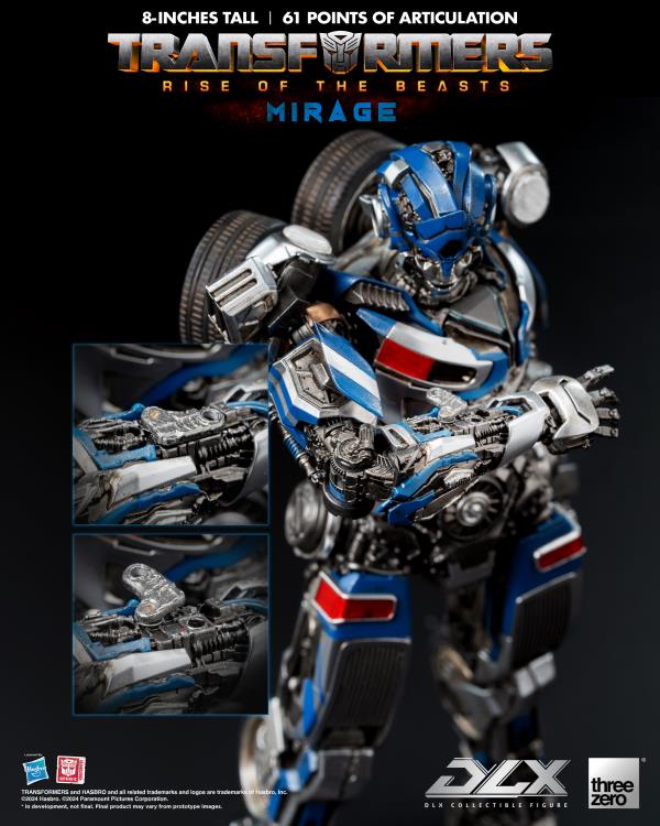 Transformers: Rise of the Beasts DLX Scale Collectible Series Mirage (preorder Q2 2025) - Collectables > Action Figures > toys -  ThreeZero