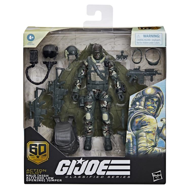 G.I. Joe Classified Series 60th Anniversary Action Pilot - HALO - High Altitude Low Opening - Jumper - Collectables > Action Figures > toys -  Hasbro