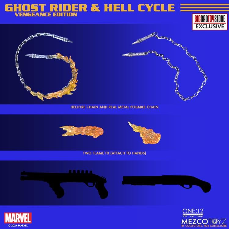 Ghost Rider One:12 Collective Marvel's Ghost Rider & Hell Cycle (Vengeance Edition) (preorder Q1 2025) - Collectables > Action Figures > toys -  MEZCO TOYS