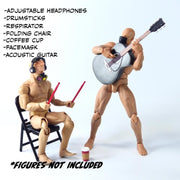 Game On! Super Action Stuff - Set B - Cats with Knives 2 Action Figure Accessory Set - Collectables > Action Figures > toys -  HAPPYCAT INDUSTRIES