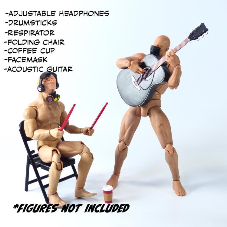 Game On! Super Action Stuff - Set B - Cats with Knives 2 Action Figure Accessory Set - Collectables > Action Figures > toys -  HAPPYCAT INDUSTRIES