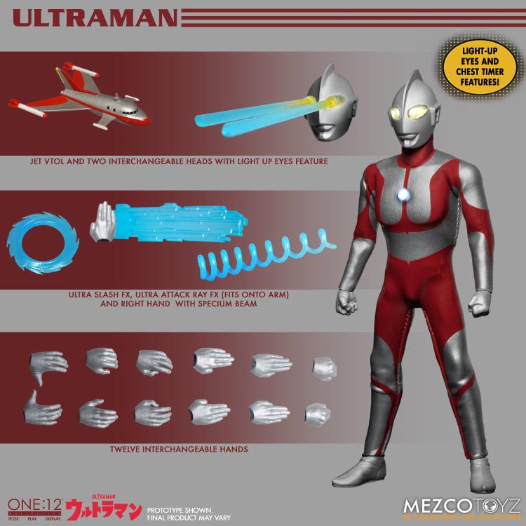 Ultraman One:12 Collective Ultraman - Doll & Action Figure Accessories -  MEZCO TOYS