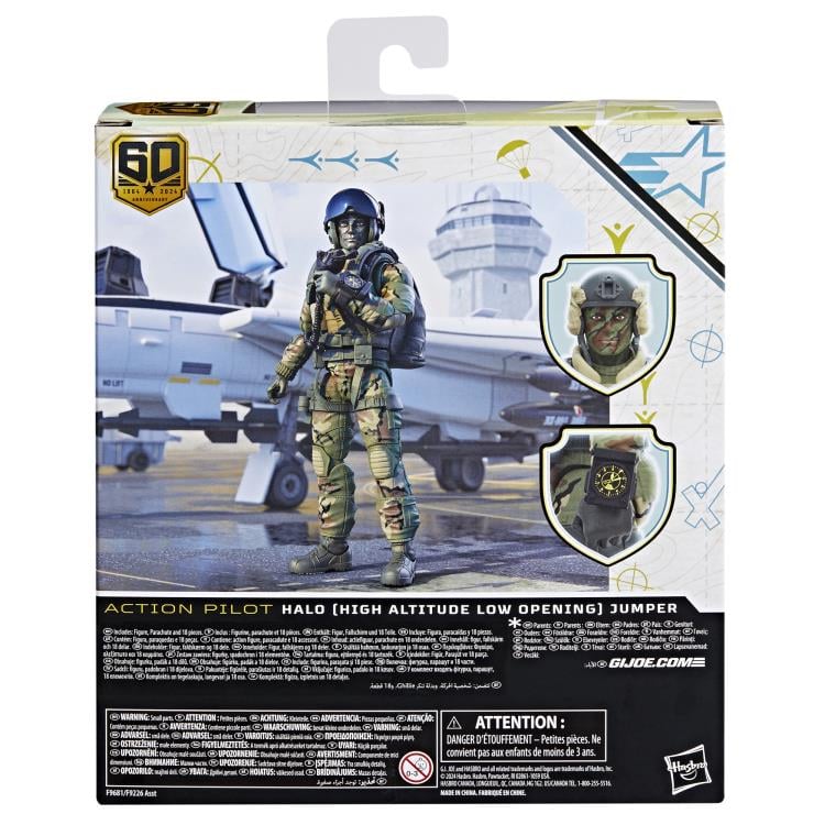 G.I. Joe Classified Series 60th Anniversary Action Pilot - HALO - High Altitude Low Opening - Jumper - Collectables > Action Figures > toys -  Hasbro