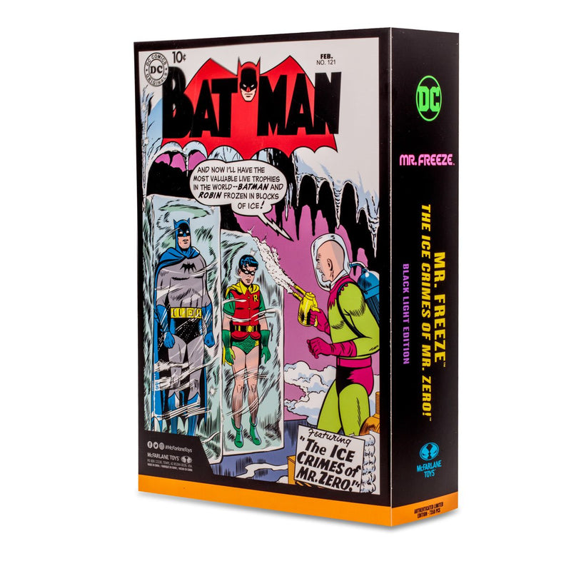 Mr. Freeze Black Light Gold Label - Exclusive -  -  McFarlane Toys