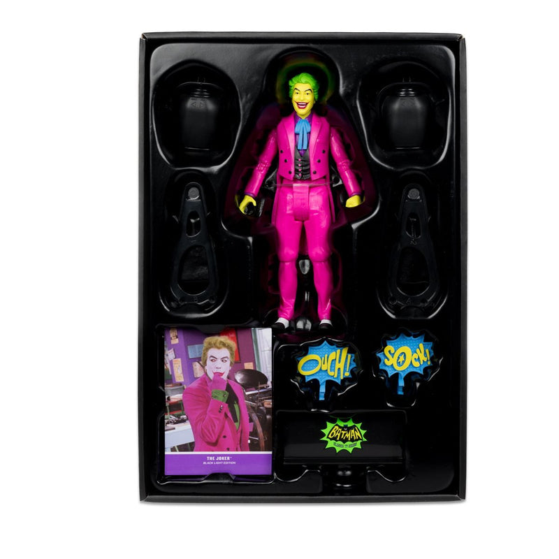 DC Multiverse The Joker (Gold Label - Black Light - Batman: Classic TV Series) - exclusive - Collectables > Action Figures > toys -  McFarlane Toys